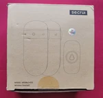 Secrui Wireless Doorbell, Model M508X2+F55, Black. Fixed Price $8.99.