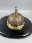 Vintage Brass Desk Bell Handcrafted Upper Deck Ltd Fairhaven Made India. Fixed Price $21.38.