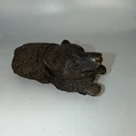 Resting Bear Large 6.5" Door Knocker Decorative Solid Brass By Spi New. Fixed Price $36.00.