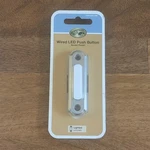 Hampton Bay Wired Led Lighted Door Bell Push Button, Brushed Nickel. Fixed Price $13.99.
