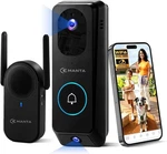 Cemanta 1080P Dual-cam Video Doorbell Camera Wireless, No Subscription. Fixed Price $89.99.