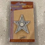 Nip Vtg 90S Restore & Restyle Silver Star Wired Push Button Doorbell 2.75" X3.25. Fixed Price $14.99.