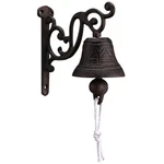 Blulu Outdoor Dinner Hanging Bell Cast Iron Wall Mounted Large Bronze. Fixed Price $32.01.