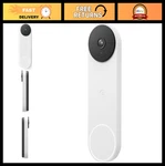 Wireless Smart Doorbell Camera Battery-powered, Hd Video, Night Vision, White. Fixed Price $244.99.