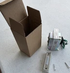 Intertek Doorbell Transformer & Contact Plate Silver Metallic Mpn 5019098. Fixed Price $14.99.
