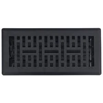Sierra Grates Precision Flow 4X10 Steel Floor Register - Metro Design, Cast Iron. Fixed Price $28.08.