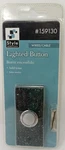 Style Selections Lighted Brass Wired Doorbell Button 159130 Black W/teal Spots. Fixed Price $9.99.