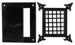 A29 Hardware Cast Iron Speakeasy Door Grill/grille W/ Viewing Medium, Black. Fixed Price $48.54.