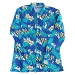 Alcott&co Floral Shirt Hawaii Usa Long Sleeve Button Down Blue Mens 2XL. Fixed Price $16.90.