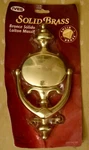 Vintage Ives Solid Brass Door Knocker New Package #8542. Fixed Price $15.00.