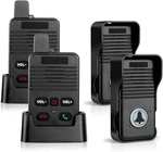 Wireless Doorbell, Hands Free Intercom Doorbells 1000FT Range, Full Duplex Two. Fixed Price $41.25.