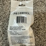 Broan-nutone PB18WHCL Doorbell Non-lighted Clear/white Round Pushbutton Nos. Fixed Price $10.00.