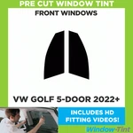 For Vw Golf 5-DOOR Hatchback 2022+ Pre Cut Tint Front Windows. Fixed Price $28.61.