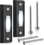 2 Pieces Lighted Doorbell Button, Wired Push Replacement Wall. Fixed Price $13.69.