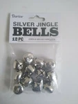 Silver Shiny Jingle Bells 5/8" .625 (1.5 Cm) 12 Pieces Christmas Arts & Craft. Fixed Price $6.99.