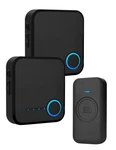 Fovksuc Wireless Doorbell, Waterproof Black- 2 Receiver +1 Push Button. Fixed Price $20.41.