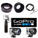 Hd Wide Angle Lens +telephoto Zoom Power Bank For Gopro HERO4 Silver. Fixed Price $76.54.