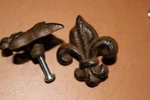 Fleur Lis Drawer/door Pull,knob,victorian Decor,kitchen Decor,gifts F-8. Fixed Price $174.65.