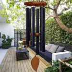Tesecu 38" Sympathy Wind Chimes For Outside Deep Tone, 38IN Black,. Fixed Price $37.65.