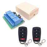Dieserc Dc 12V 24V 4CH Wireless Relay Receiver With Transmitters, KT16. Fixed Price $29.11.