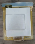 Hampton Bay Wireless Wired Door Bell White W/ Brushed Nickel Acnt+hb Push Button. Fixed Price $29.75.