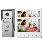 Tmezon Video Doorbell Chime Intercom Entry System 2X 7'' Monitor Ir Night. Fixed Price $125.99.