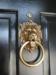 Authentic Vintage Brass Lion Door & Gate Knocker Handle Pull Accessories.... Fixed Price $68.05.