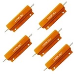 Comidox Set Of 5 100W Watt Shell Power Aluminum Housed Case Wirewound 1R. Fixed Price $15.99.
