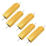 Waziaqoc 5 Pcs 100W Ohm Aluminum Case Resistor, Screw Tap Chassis Mounted L.... Fixed Price $15.76.