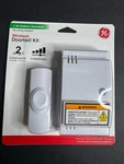 Ge Wireless Door Chime Battery Operated 2-MELODY With 1-PUSH Button 19247. Fixed Price $14.95.