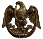 Vintage Solid Brass American Eagle Laurel Wreath Door Knocker Heavy Patriotic 5". Fixed Price $29.99.
