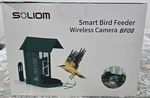 Soliom BF08S Video Camera Bird Feeder With Solar Panel & Wifi. Fixed Price $79.99.