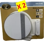 Hampton Bay Wireless Plug-in Doorbell Kit With Push Button White(get 2). Fixed Price $24.95.