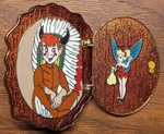 Ds Trick Treat Doors Tinker Bell Peter Pan Halloween Hinged Disney Pin Le 250. Fixed Price $89.99.