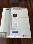 Lorex 2K Battery Video Doorbell Color Night Vision Way Talk (white). Fixed Price $99.00.