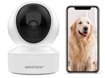 Inseetech 4MP Indoor Wireless Security Camera, 2.4/5GHZ Pet Wifi. Fixed Price $28.46.