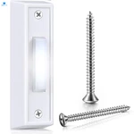 Saillong 1 Piece Lighted Doorbell Button, Wired White,. Fixed Price $12.35.