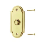 Wired Brass Door Bell Push Button Traditional Chime 4 Inches Long Colonial Vi.... Fixed Price $47.99.