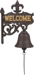 Juvale Dinner Bell Outdoor - 6.7 X 8.9 0.8 In, Black Cast Iron, Antique.... Fixed Price $34.40.