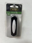 Defiant Wireless Battery Operated Doorbell Push Button, Black. Fixed Price $9.99.
