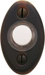 Baldwin Estate 4852-112 Oval Doorbell Button 2" X 1-1/8" Venetian Bronze. Fixed Price $24.99.