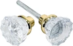 Stuff Tools 2 Mortise Lock Crystal Glass Door Knob Replacement Set, Bra. Fixed Price $41.95.