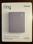 Ring Chime 3RD Gen Enhanced Audio Real-time Alerts Home Security New Fac. Sealed. Fixed Price $26.48.