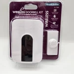 Wireless Doorbell Kit Battery Operated Sounds Heath Zenith SL-7306 Open Box. Fixed Price $9.95.