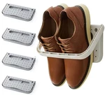 4 Pack Hanging Plastic Shoe Rack Wall Mount Creative Folding Organizer Camper.... Fixed Price $27.93.
