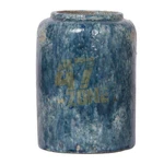 Terracotta Firth Round Vase Small-blue Indoor Outdoor Tabletop Home Decor. Fixed Price $48.45.