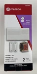 Utilitech Wired Doorbell Kit White Finish 2 Chime Options Lighted Buttons. Fixed Price $20.00.