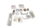 Hager 3880 Sect US26D Wtn Mortise Entry Door Lockset Satin Silver Front. Fixed Price $269.99.