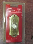 Nos Nutone Push Button Lighted Brass Doorbell Vintage New PB-27L Masterpiece. Fixed Price $24.99.