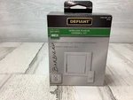 Defiant Wireless Battery Operated Doorbell Kit With Push Button, White. Fixed Price $17.50.